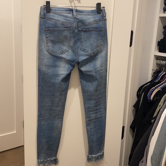 Free People fringe bottom jeans - Picture 4 of 5